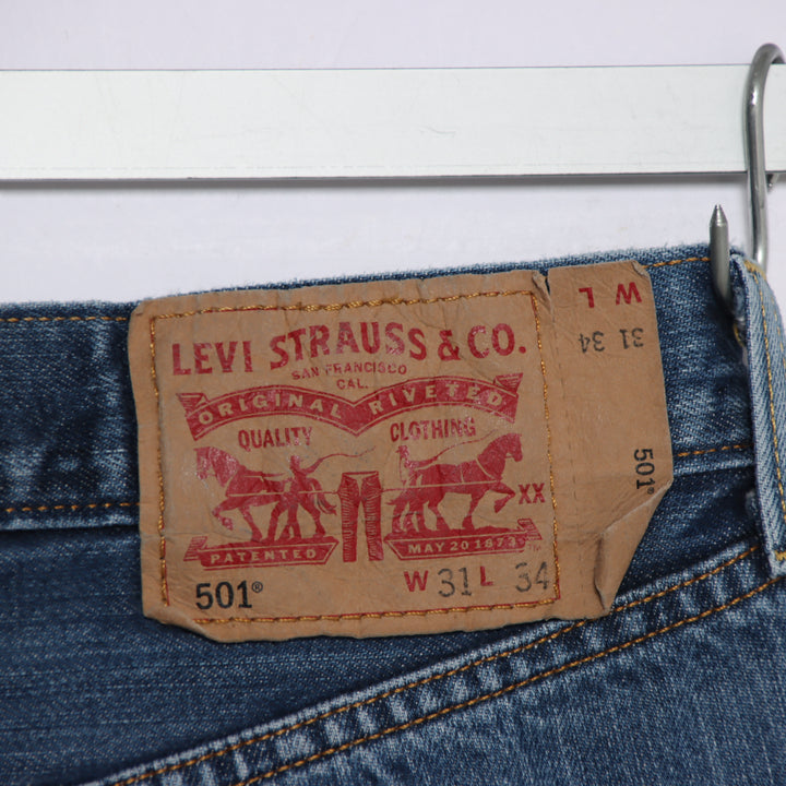 Levi's 501 regular fit W31 L34 jeans vintage in denim unisex