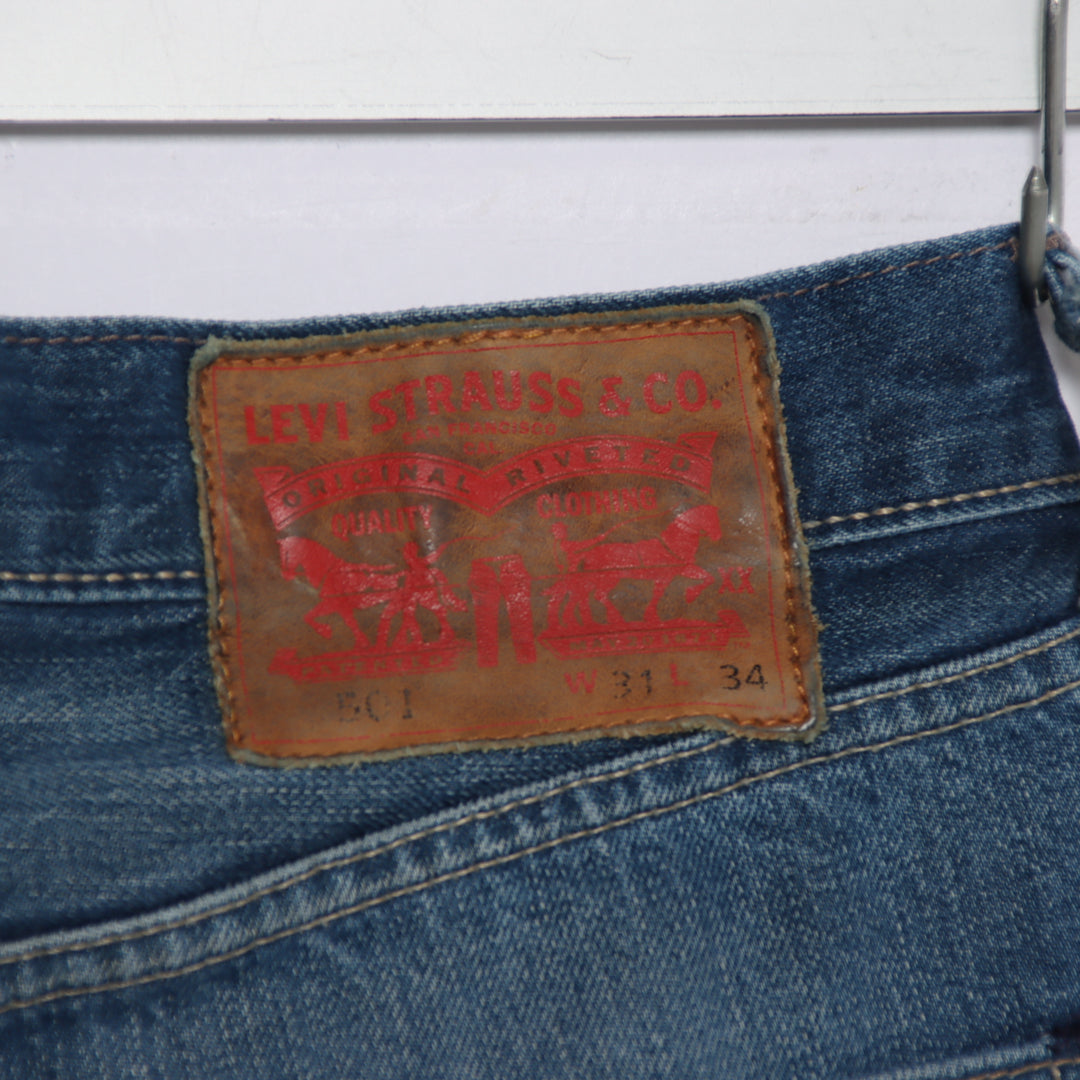 Levi's 501 regular fit W31 L34 jeans vintage in denim unisex