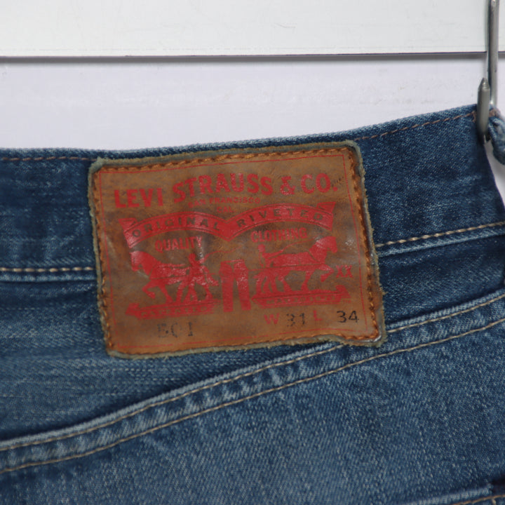 Levi's 501 regular fit W31 L34 jeans vintage in denim unisex