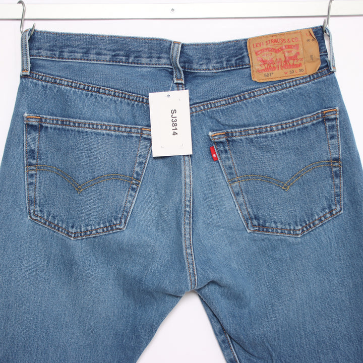 Levi's 501 regular fit W32 L30 jeans in denim unisex