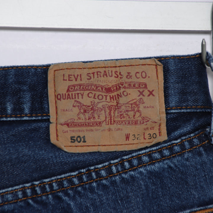 Levi's 501 regular fit W32 L30 jeans vintage in denim unisex