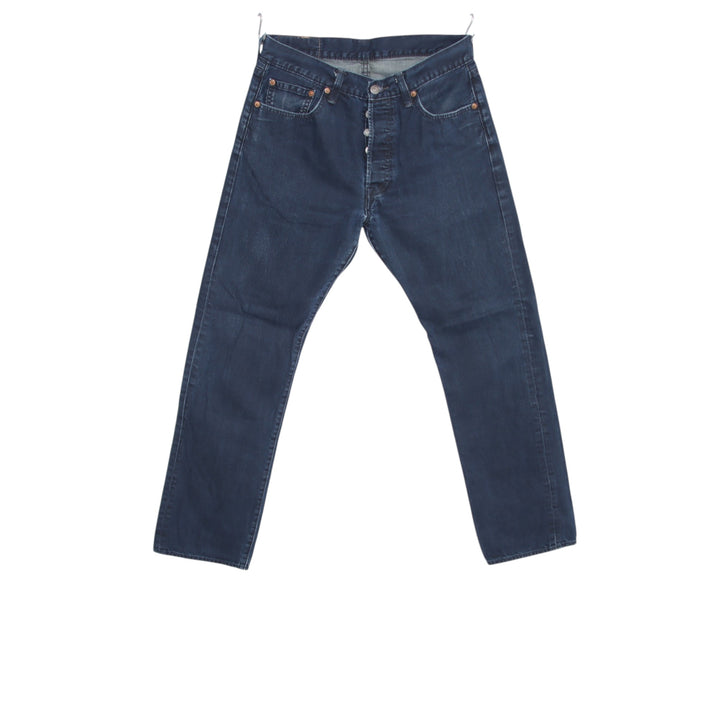 Levi's 501 regular fit W32 L32 jeans in denim blu unisex