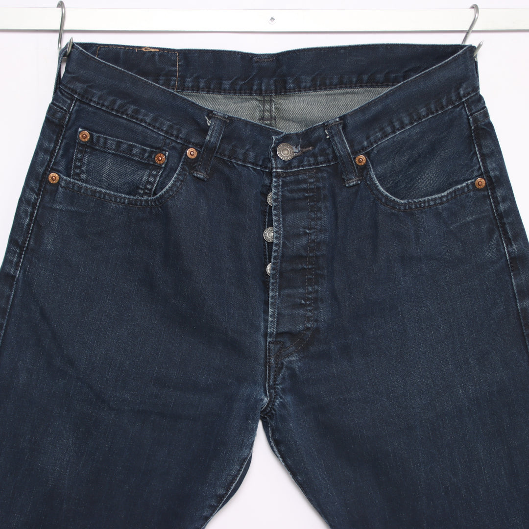 Levi's 501 regular fit W32 L32 jeans in denim blu unisex