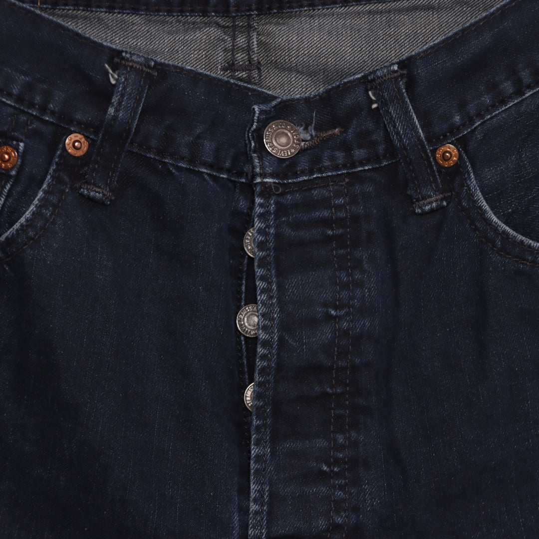 Levi's 501 regular fit W32 L32 jeans in denim blu unisex