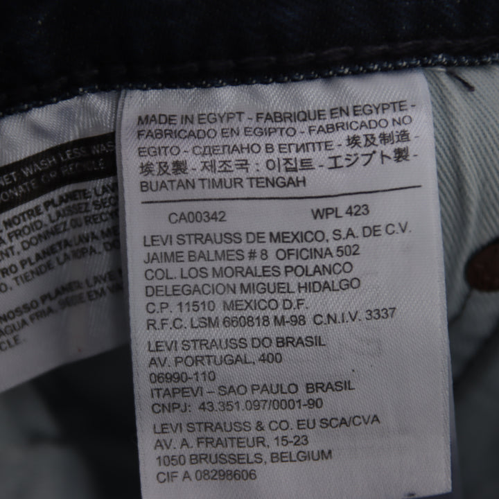 Levi's 501 regular fit W32 L32 jeans in denim blu unisex