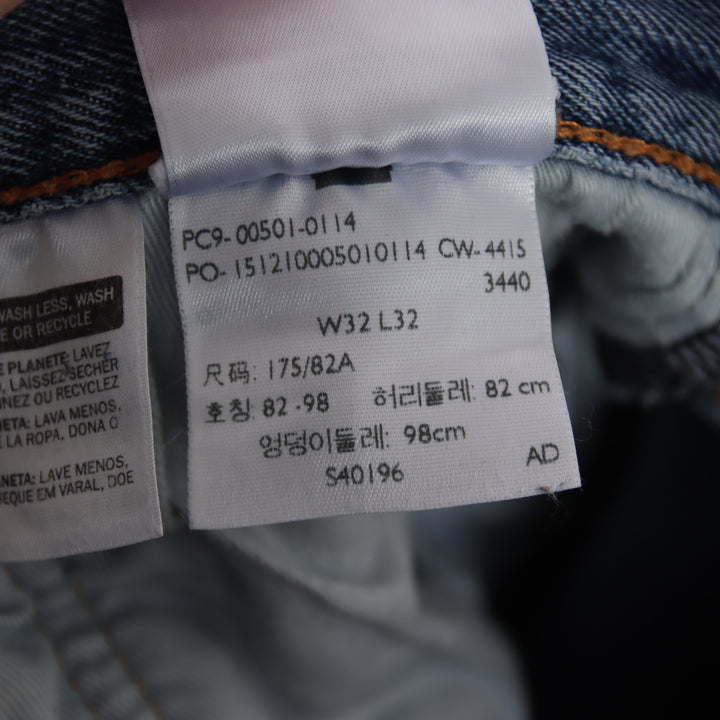 Levi's 501 regular fit W32 L32 jeans in denim unisex