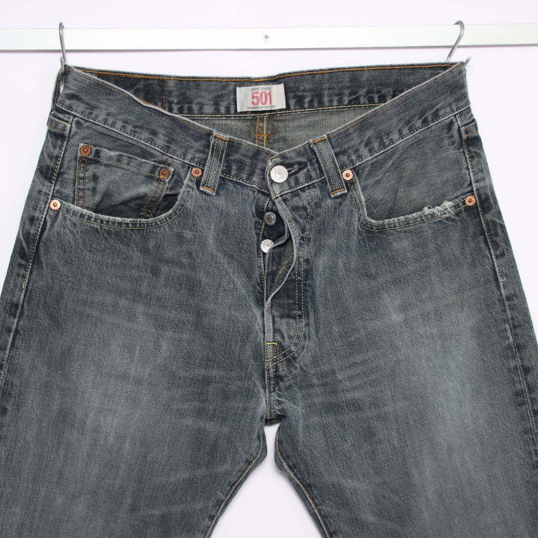 Levi's 501 regular fit W32 L32 jeans vintage in denim unisex