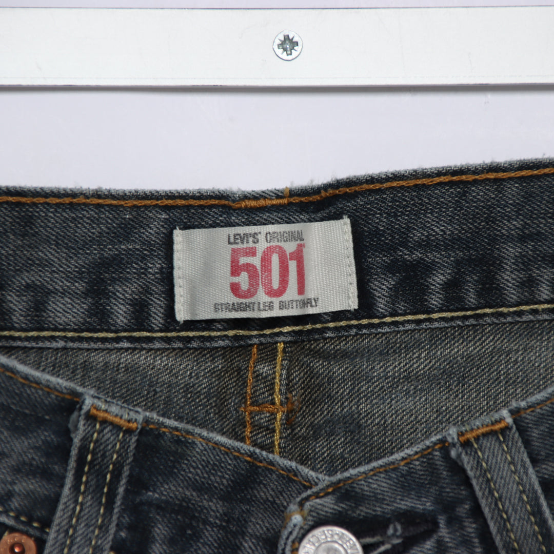 Levi's 501 regular fit W32 L32 jeans vintage in denim unisex