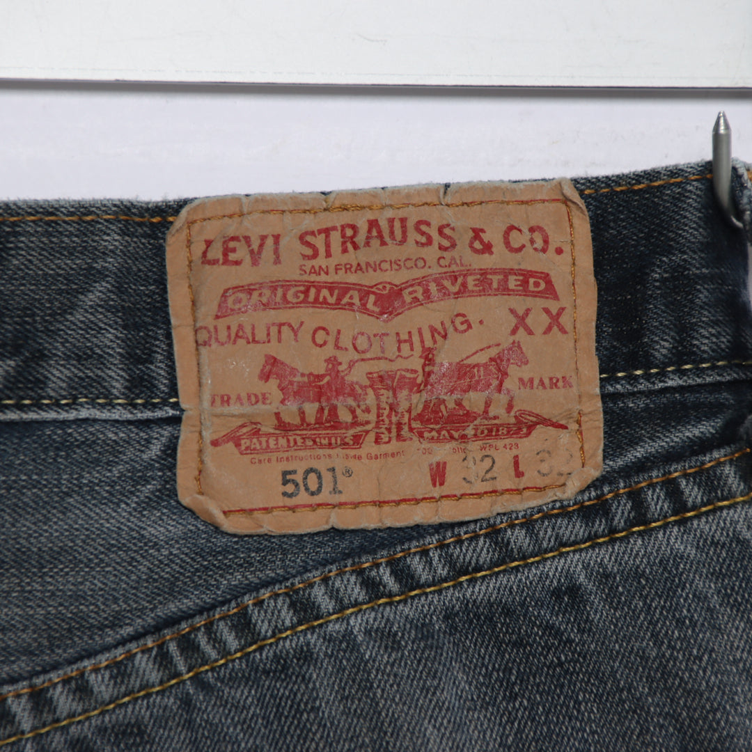Levi's 501 regular fit W32 L32 jeans vintage in denim unisex