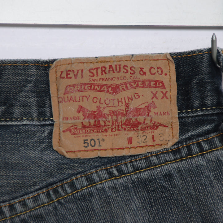 Levi's 501 regular fit W32 L32 jeans vintage in denim unisex