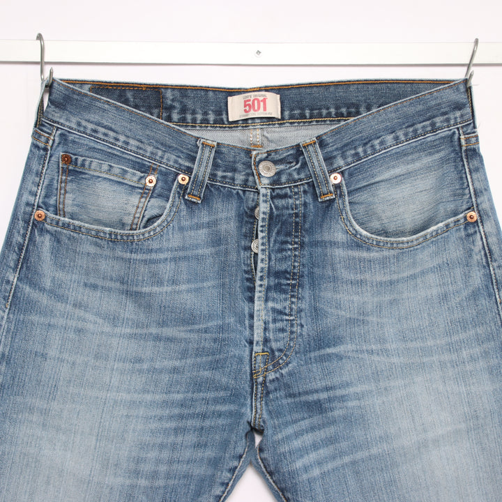 Levi's 501 regular fit W32 L32 jeans vintage in denim unisex