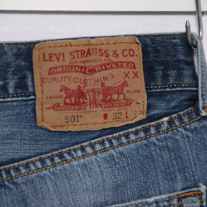 Levi's 501 regular fit W32 L32 jeans vintage in denim unisex