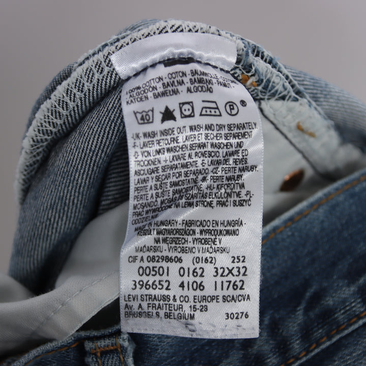 Levi's 501 regular fit W32 L32 jeans vintage in denim unisex