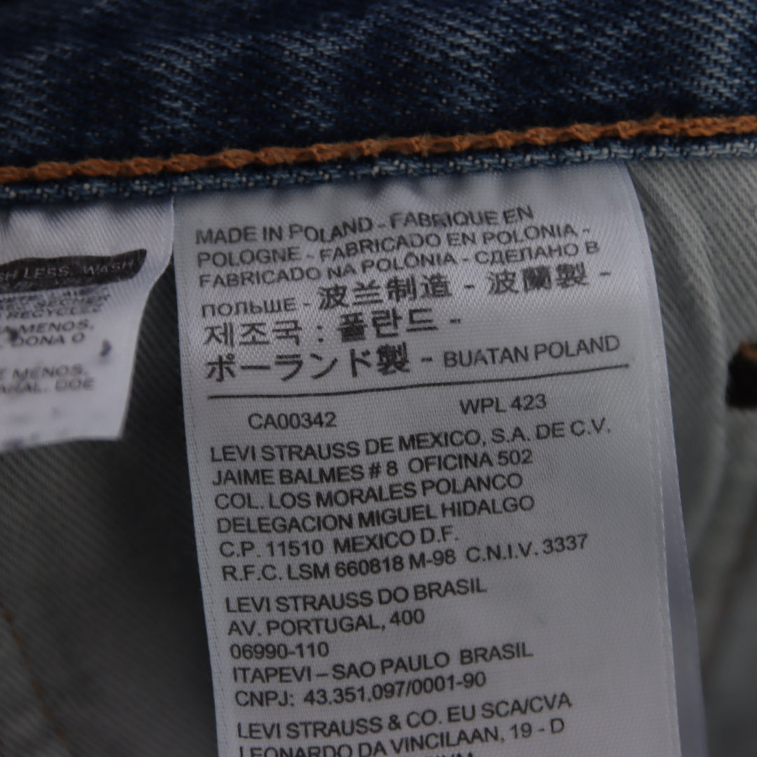 Levi's 501 regular fit W32 L34 jeans in denim unisex