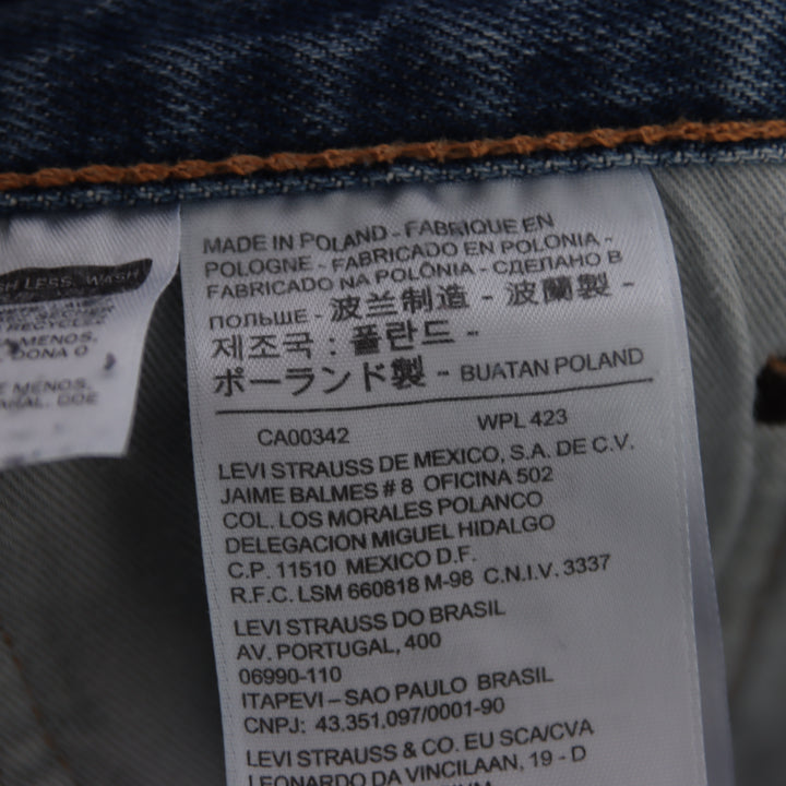 Levi's 501 regular fit W32 L34 jeans in denim unisex
