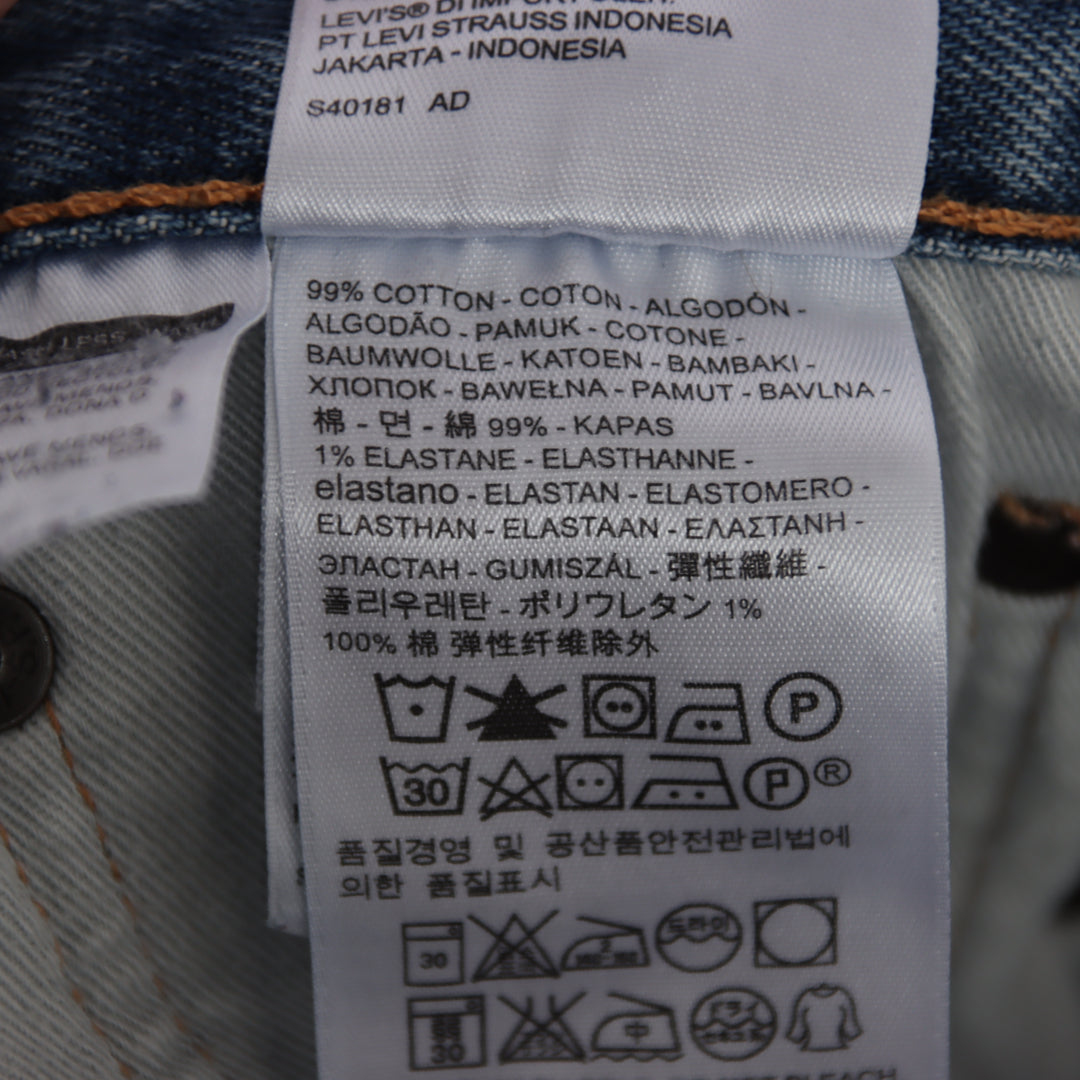 Levi's 501 regular fit W32 L34 jeans in denim unisex