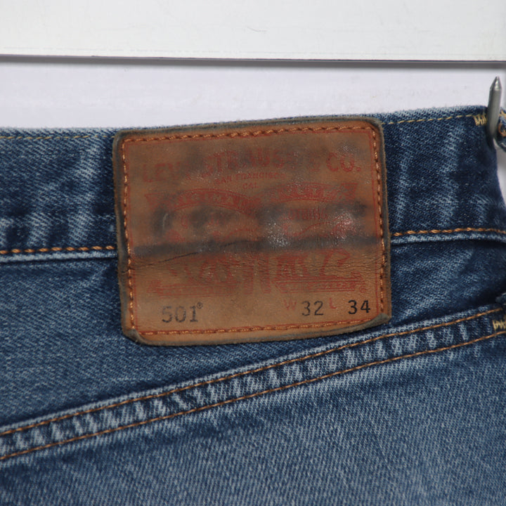 Levi's 501 regular fit W32 L34 jeans in denim unisex