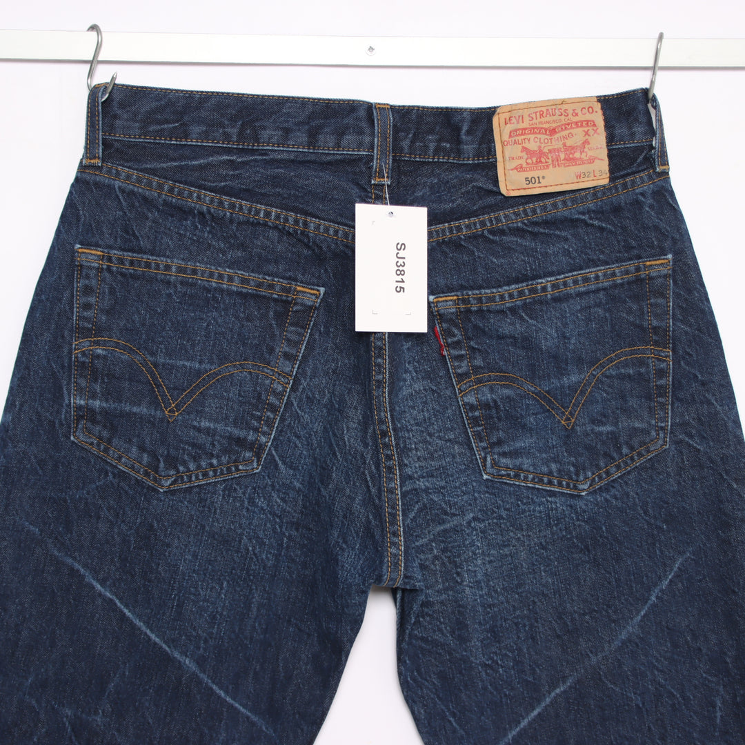 Levi's 501 regular fit W32 L34 jeans vintage in denim unisex