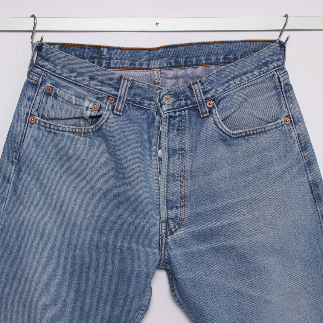 Levi's 501 regular fit W33 L30 jeans vintage in denim unisex