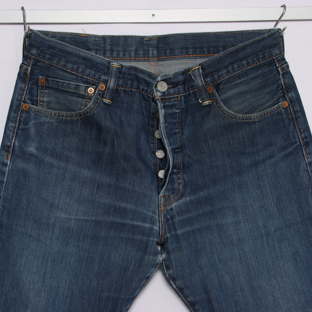 Levi's 501 regular fit W33 L32 jeans in denim unisex