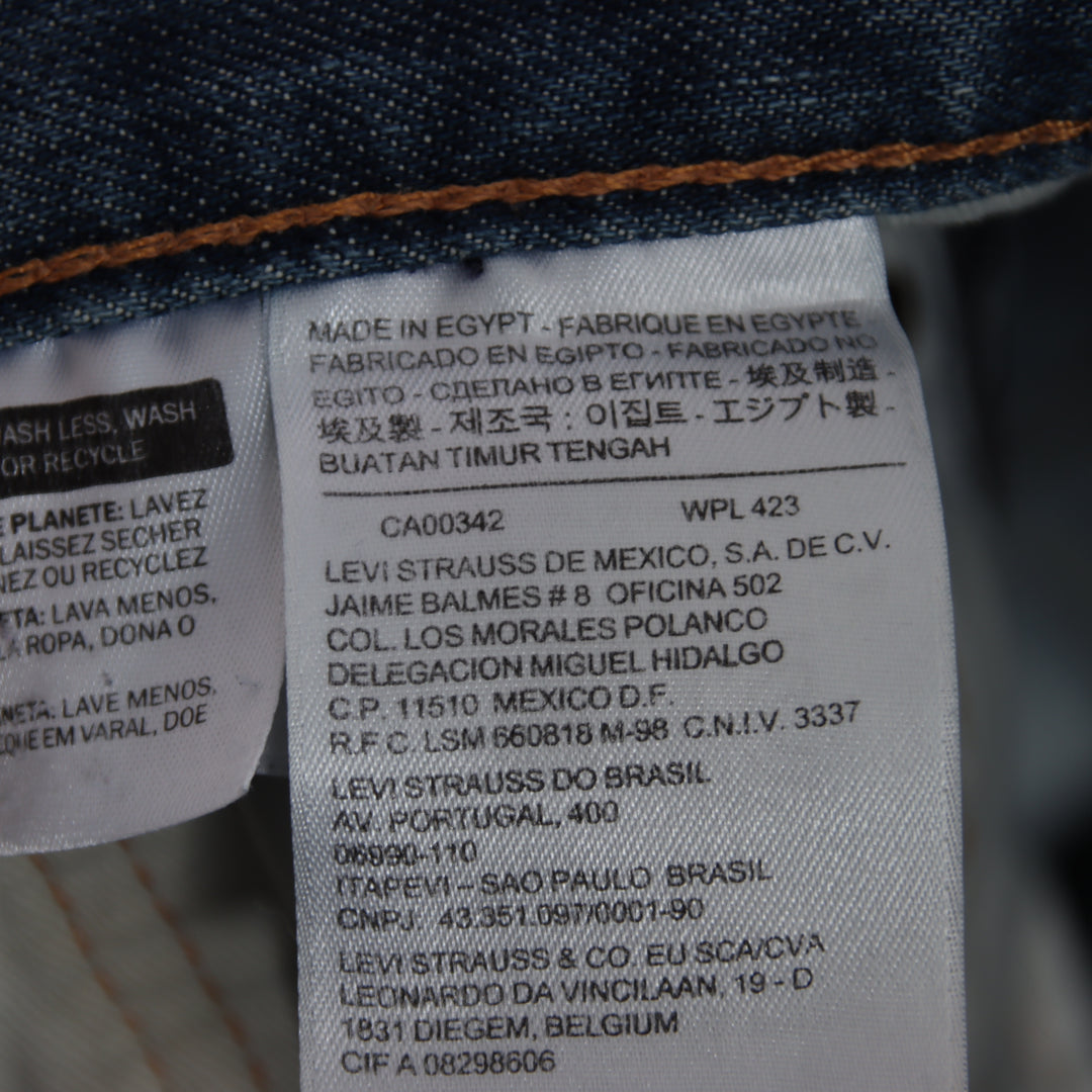 Levi's 501 regular fit W33 L32 jeans in denim unisex