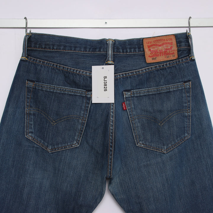 Levi's 501 regular fit W33 L32 jeans in denim unisex