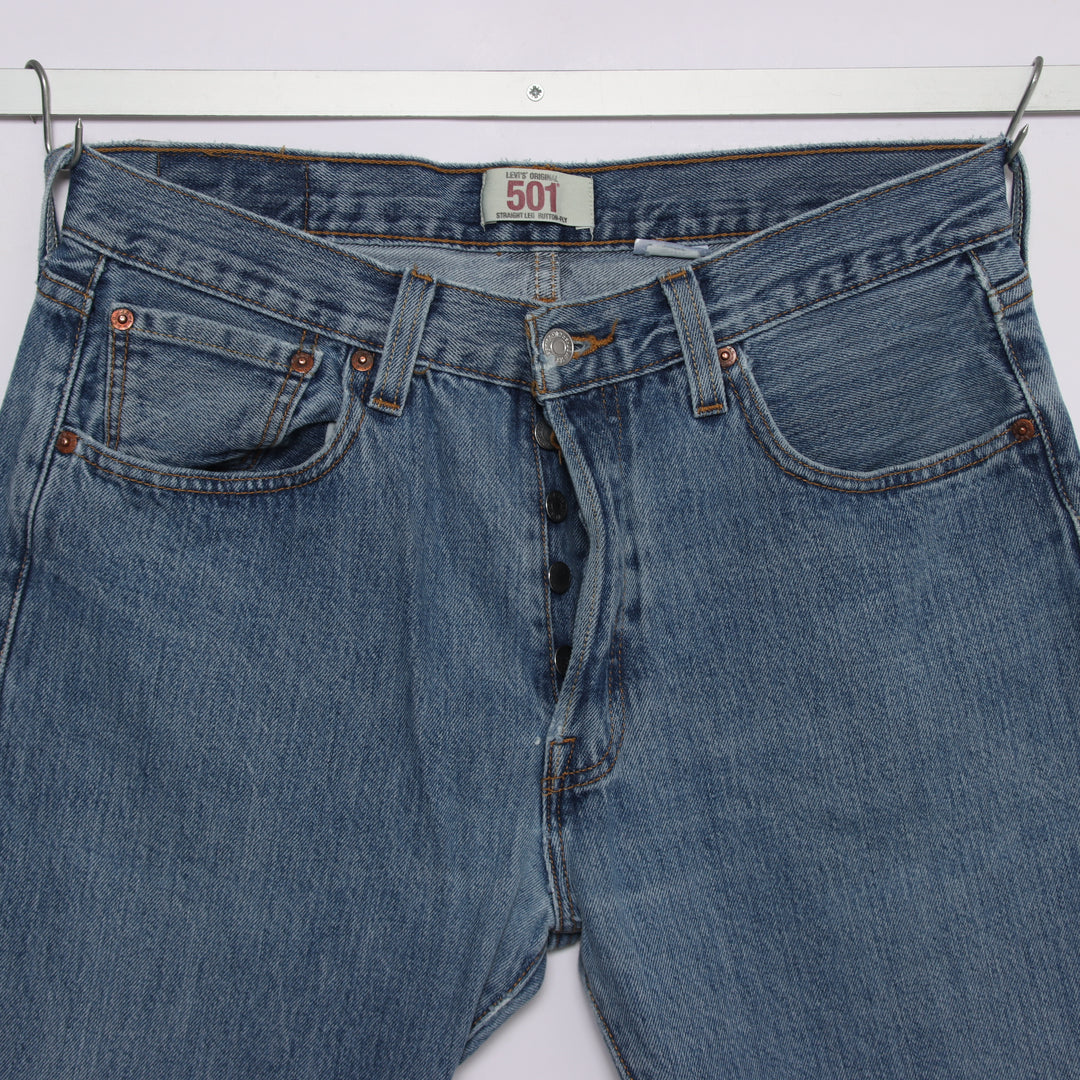 Levi's 501 regular fit W33 L32 jeans vintage in denim unisex