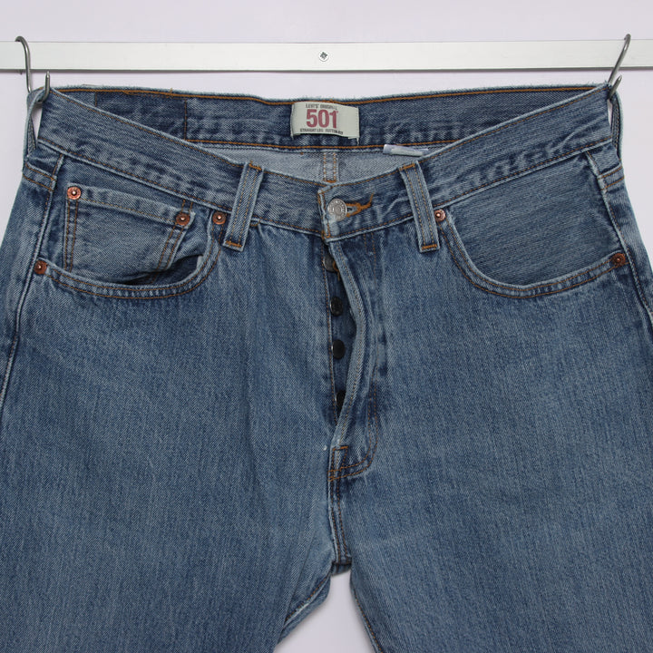 Levi's 501 regular fit W33 L32 jeans vintage in denim unisex