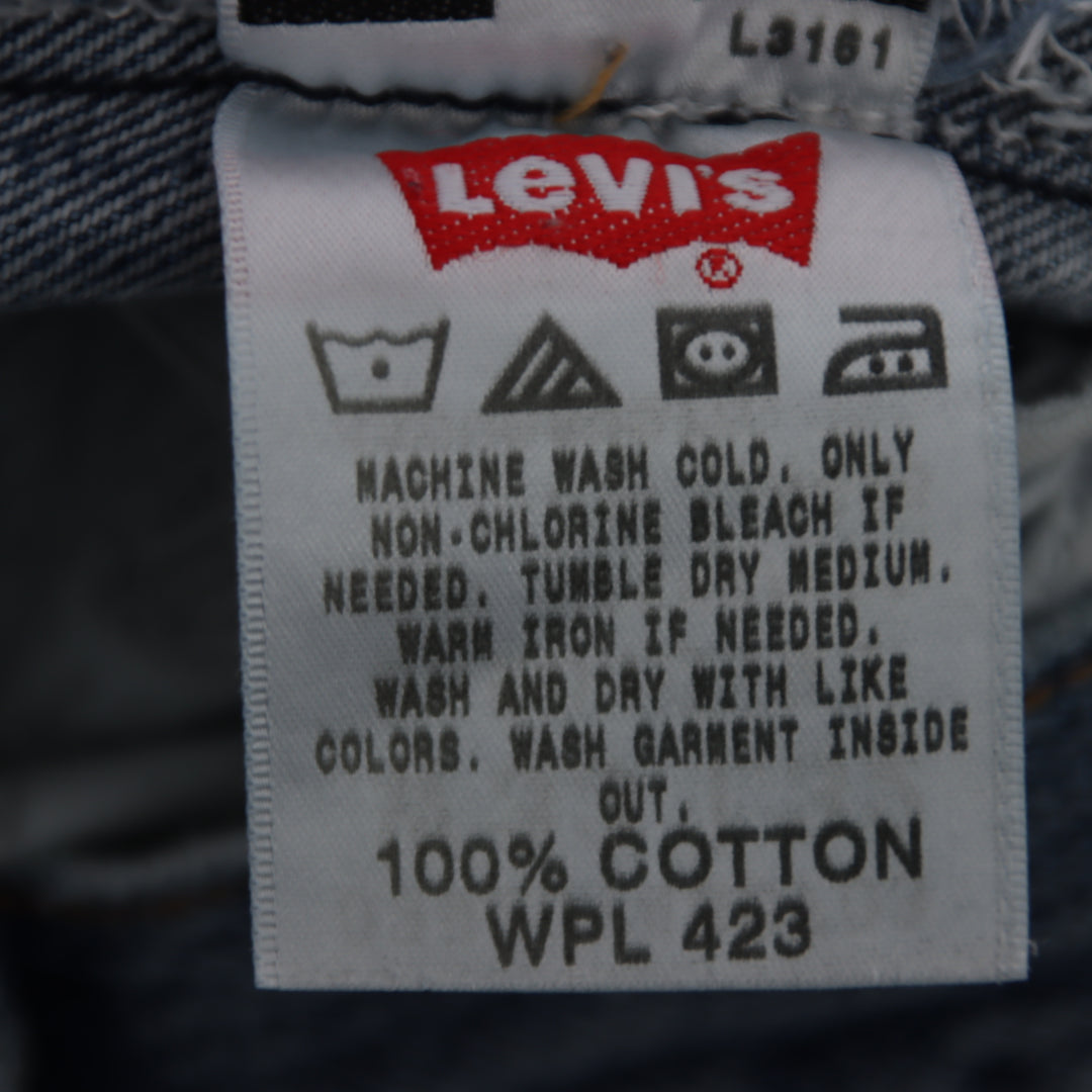 Levi's 501 regular fit W33 L32 jeans vintage in denim unisex