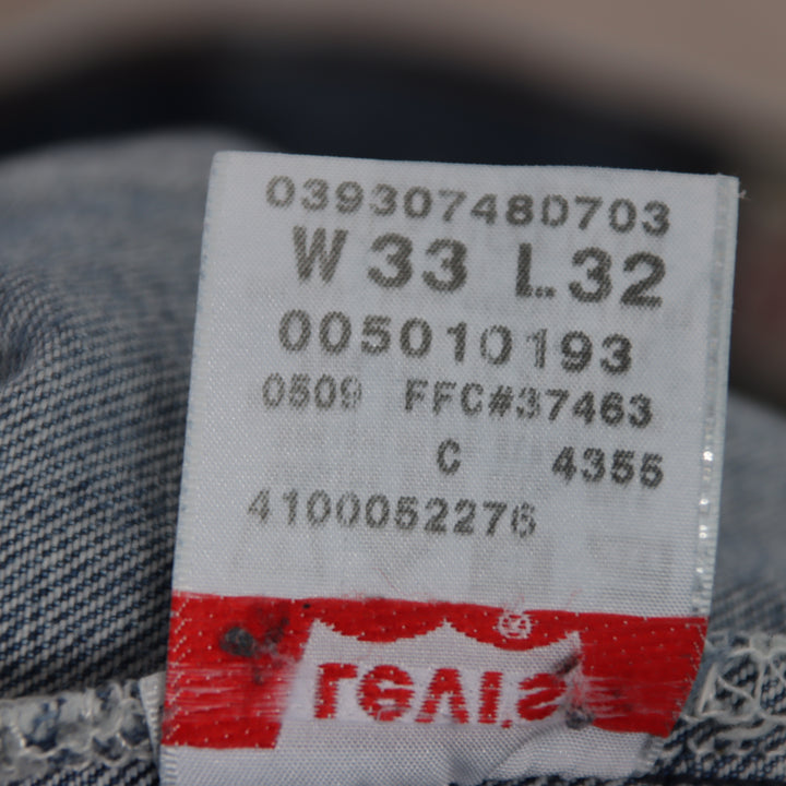 Levi's 501 regular fit W33 L32 jeans vintage in denim unisex