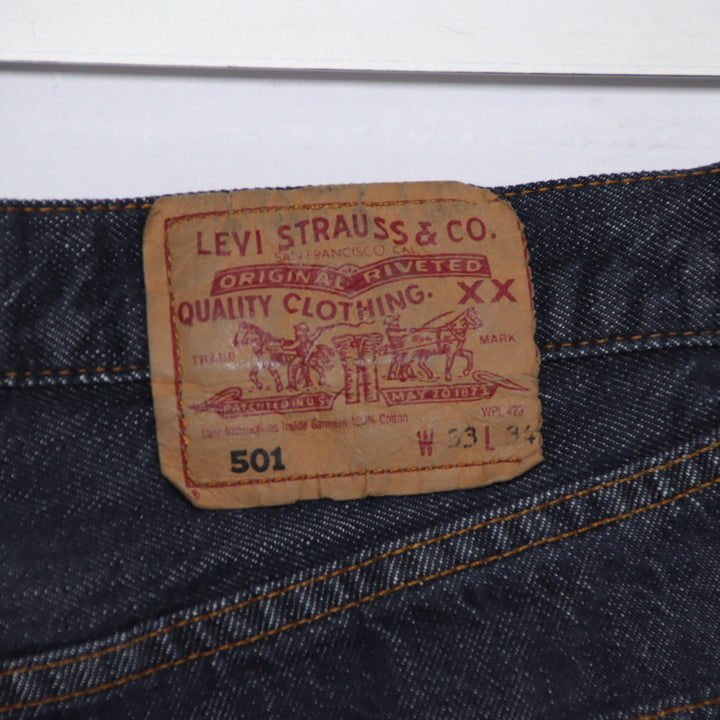 Levi's 501 regular fit W33 L34 jeans vintage in denim unisex