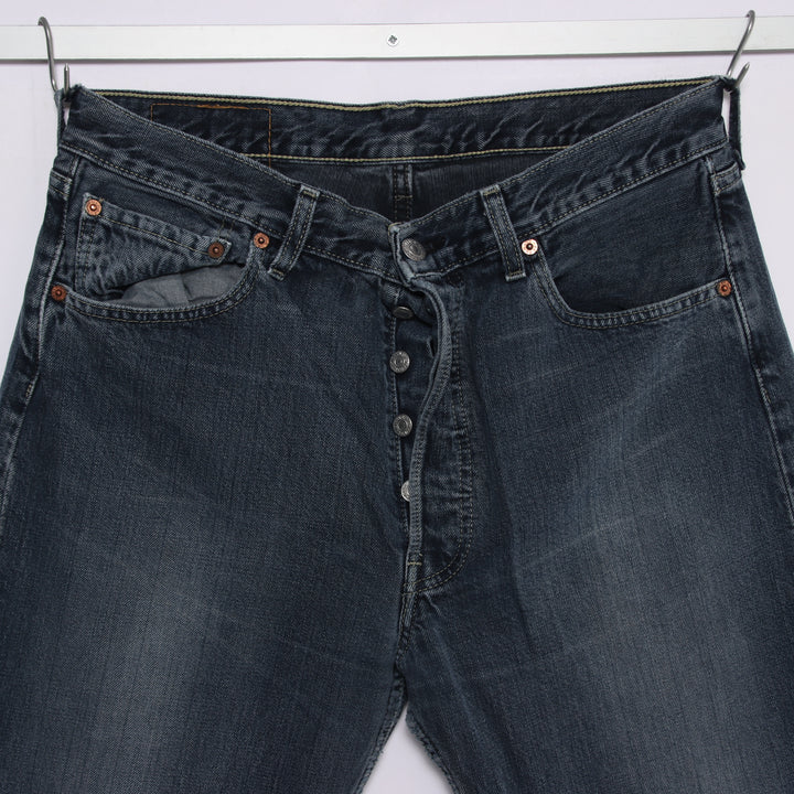 Levi's 501 regular fit W33 L34 jeans vintage in denim unisex