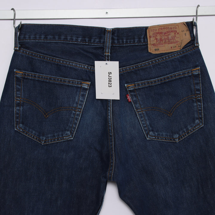 Levi's 501 regular fit W33 L34 jeans vintage in denim unisex
