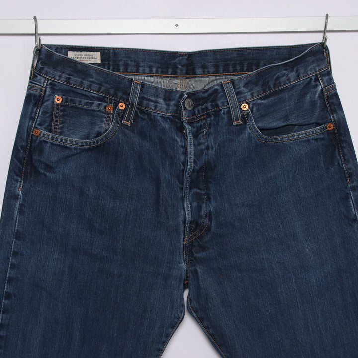 Levi's 501 regular fit W33 jeans in denim unisex