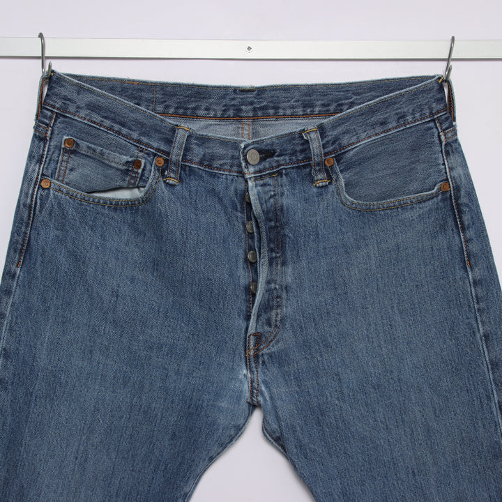 Levi's 501 regular fit W34 L30 jeans in denim da uomo