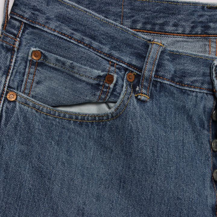Levi's 501 regular fit W34 L30 jeans in denim da uomo