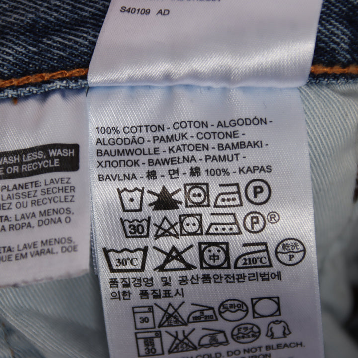 Levi's 501 regular fit W34 L30 jeans in denim da uomo