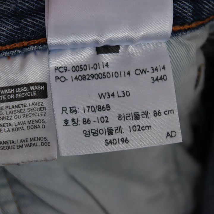 Levi's 501 regular fit W34 L30 jeans in denim da uomo