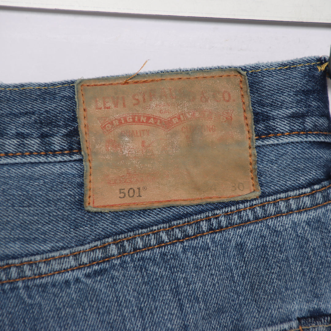 Levi's 501 regular fit W34 L30 jeans in denim da uomo