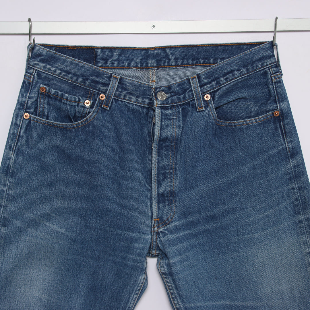 Levi's 501 regular fit W34 L34 jeans vintage in denim da uomo