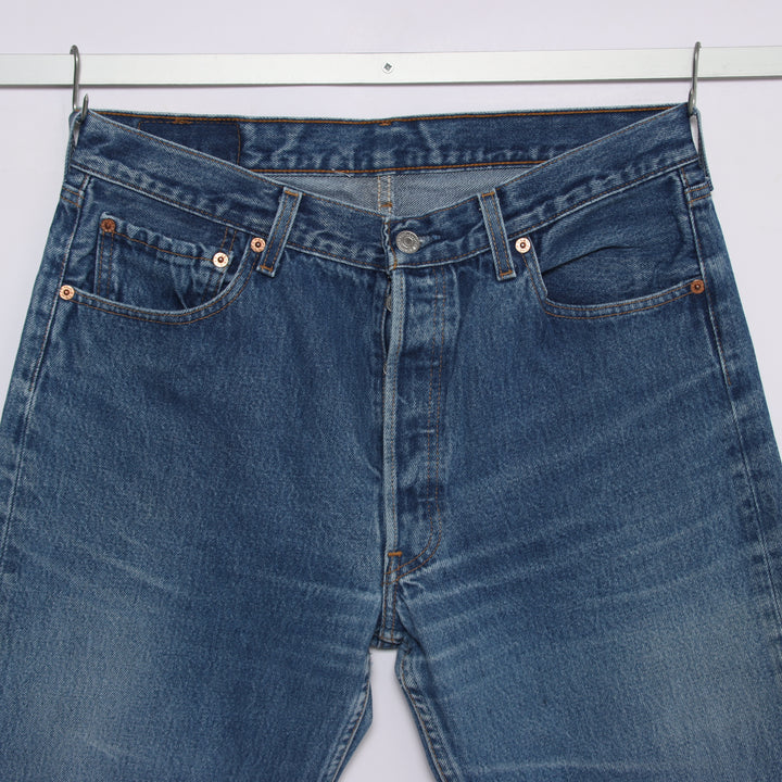 Levi's 501 regular fit W34 L34 jeans vintage in denim da uomo