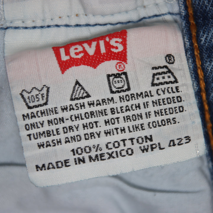 Levi's 501 regular fit W34 L34 jeans vintage in denim da uomo