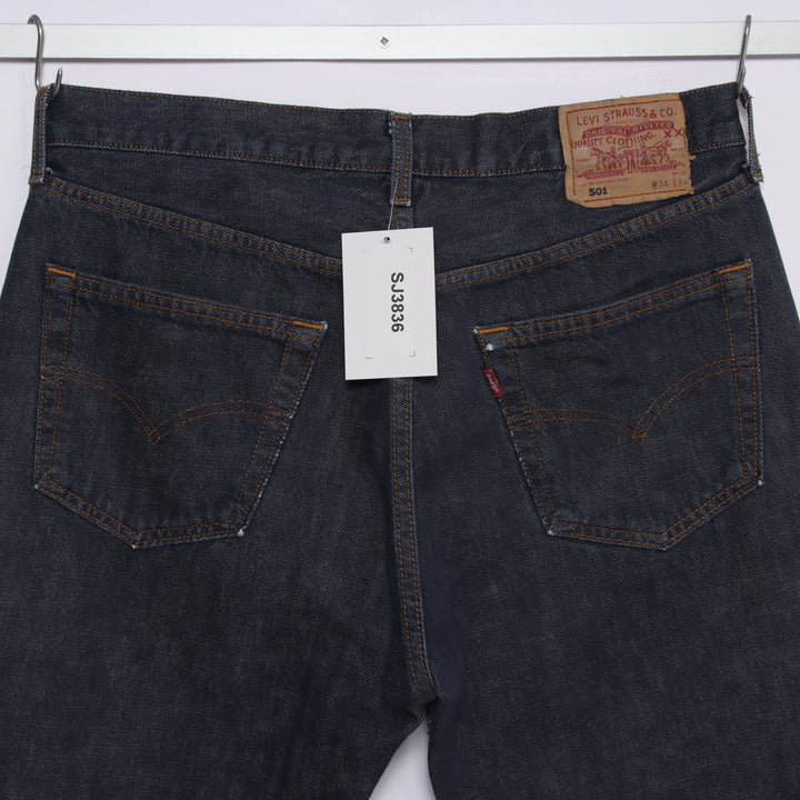 Levi's 501 regular fit W34 L34 jeans vintage in denim da uomo