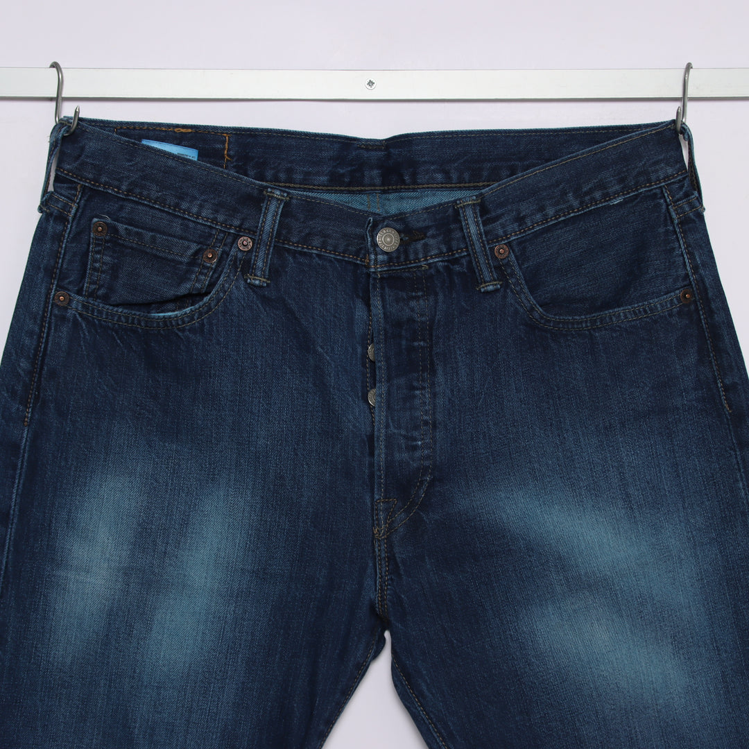 Levi's 501 regular fit W34 L36 jeans in denim da uomo