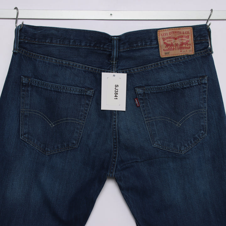 Levi's 501 regular fit W34 L36 jeans in denim da uomo