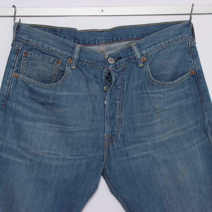 Levi's 501 regular fit W34 L36 jeans in denim da uomo