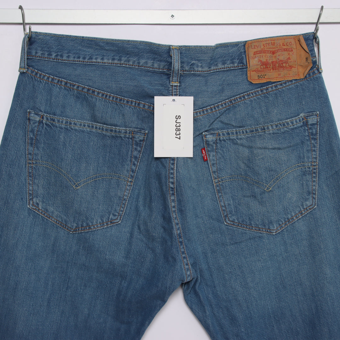 Levi's 501 regular fit W34 L36 jeans in denim da uomo
