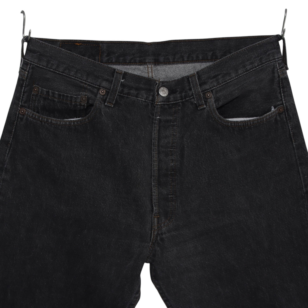 Levi's 501 regular fit W34 L36 jeans in denim grigio da uomo made in USA