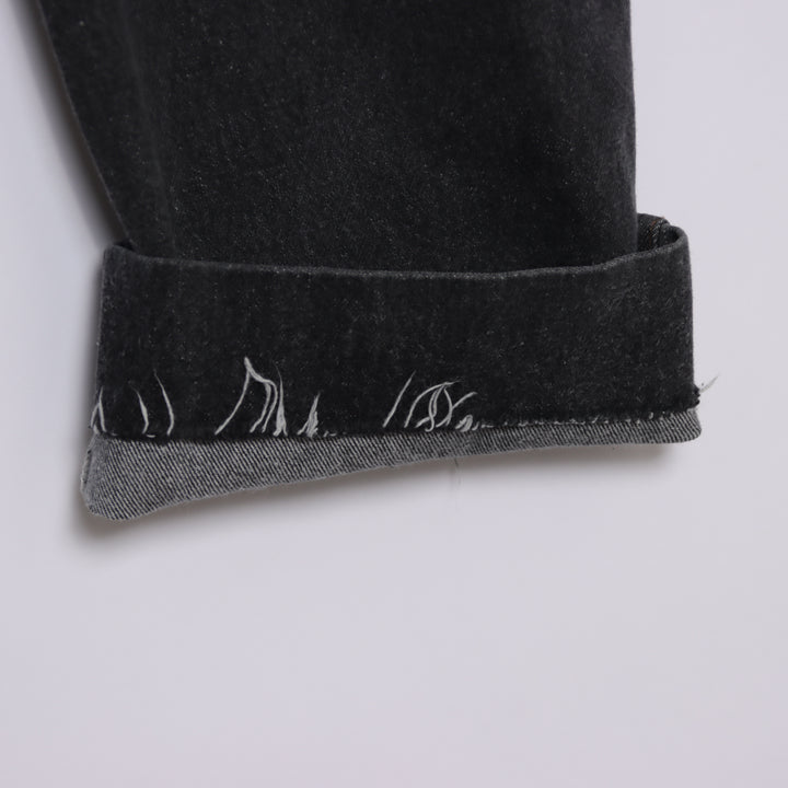 Levi's 501 regular fit W34 L36 jeans in denim grigio da uomo made in USA