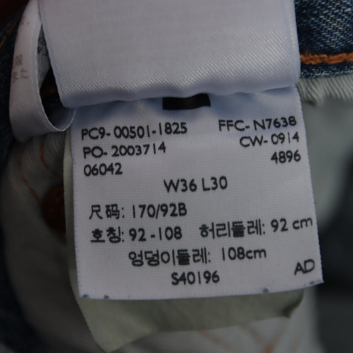 Levi's 501 regular fit W36 L30 jeans in denim da uomo